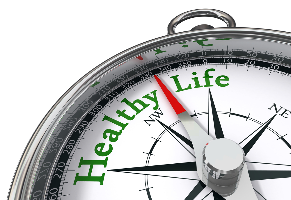 Healthy Life in a compass